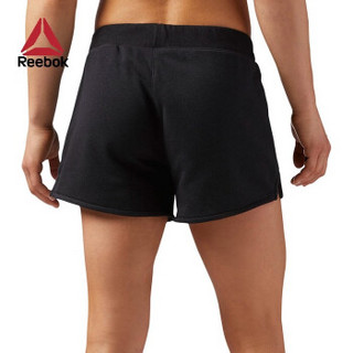 Reebok锐步TE SIMPLE SHRT女子健身训练简约夏季短裤DRP71 CF8589_黑色 A/XS