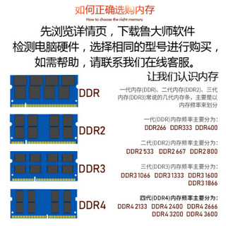 协德 DDR3 1066MHz 笔记本内存 4GB