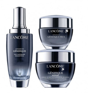 LANCOME 兰蔻 小黑瓶系列护肤套装 (第二代精华100ml+发光眼霜15ml+小黑瓶晚霜50ml)