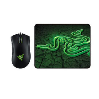 雷蛇 Razer 蝰蛇标准版鼠标 黑色 6400DPI+重装甲虫-裂变-控制版-小号鼠标垫