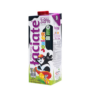 Laciate  3.8%全脂纯牛奶 1L*12盒