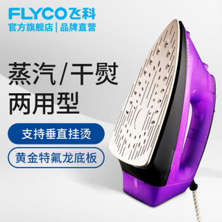 飞科（FLYCO）FI9310蒸汽式电熨斗1800W 紫色FI9310