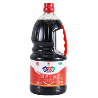 欣和 味达美 臻品生抽特级酱油1.8L*2瓶装 炒菜凉拌黄豆酱油 生抽 鲜味酱油