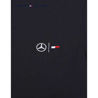 TOMMY HILFIGER 男装2019秋季奔驰联名款短袖POLO衫 TT0TT05790 黑色BAS M