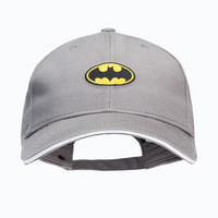 诺诗兰秋冬户外DC联名蝙蝠侠经典刺绣棒球帽 A080531 灰色 M