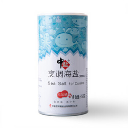 中盐 烹调海盐未加碘 350g *12件