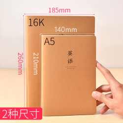 英语本小学生作业本初中生中学生统一大号标准16k开加厚英文笔记本子3 6 英语本小学生作业本初中生中学生统一大号标准16k开加厚英文笔记本子3 6