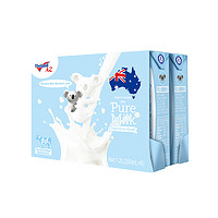 澳洲进口 纽仕兰A2 β-酪蛋白全脂牛奶专注儿童200ml*6盒（蓝色） *4件