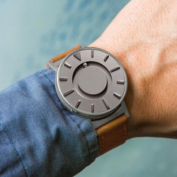 eoeo男女情侣款黑科技网红悬浮磁力钢珠手表