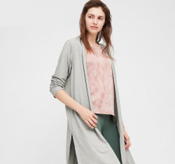 优衣库 UNIQLO 优衣库 AIRism女士防紫外线防晒衣422808 灰色 XS