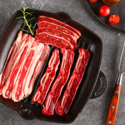 BRIME CUT原切烧烤牛肉套餐680g*2份+东方万旗 羊肉串300g