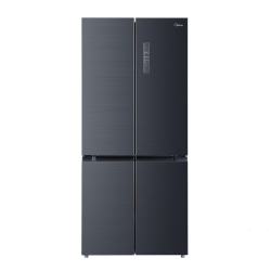 美的(Midea)冰箱507升除菌净味十字对开门一级能效智能变频四开门BCD-507WTPZM(E) 莫兰迪灰