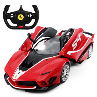 星辉(Rastar) 遥控车模型儿童玩具车可遥控男孩礼物usb可充电法拉利FXXK 1:14 79260红 +凑单品
