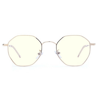 康视顿 70024多边形合金全框眼镜+1.60防蓝光镜片