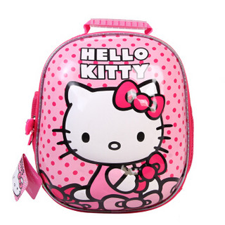 凯蒂猫（HELLO KITTY） 3D立体蛋壳包儿童背包 卡通小童双肩背包 幼儿园书包轮滑包袋 HHF74831 粉色