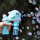 海洋之星 儿童电动海豚泡泡枪  送5包泡泡液+3节电池  蓝色