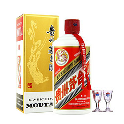 MOUTAI 茅台 飞天 53度 酱香型白酒 500ml（带杯）