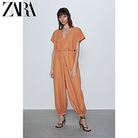 ZARA 新款 女装 宽松长款连体裤 05580027639