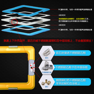 美国MAGFX强磁力片机变酷卡STEAM益智积木电动轨道车配件50片套装