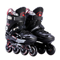 COUGAR 美洲狮 轮滑鞋 MZS509 黑红鞋 44