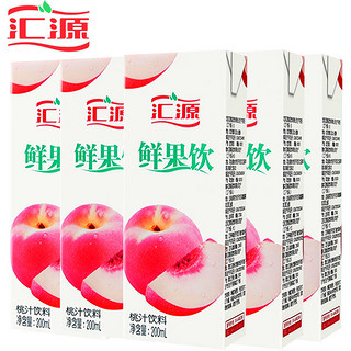 汇源  桃汁果汁鲜果饮  200ml*10盒