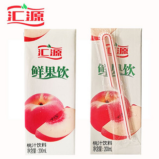 汇源  桃汁果汁鲜果饮  200ml*10盒