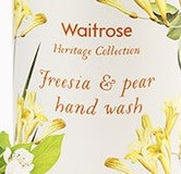 waitrose 维特罗斯 小苍兰与梨系列全植物配方洗手液套装250ml*4瓶 小苍兰与梨香氛