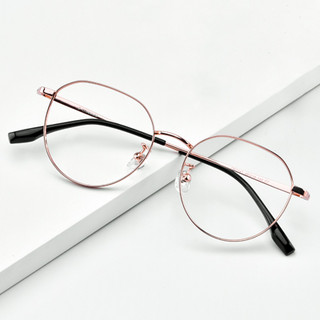 康视顿 D62141 钛材眼镜架+1.60折射率防蓝光镜片