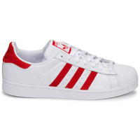 adidas Originals SUPERSTAR 中性休闲运动鞋 EF9237 白色/红色 36