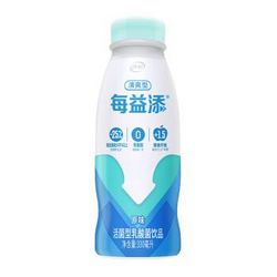 伊利 每益添 小白乳 减糖低糖 原味 330ml *3 买一送一 活性乳酸菌饮品  进口活菌 *16件