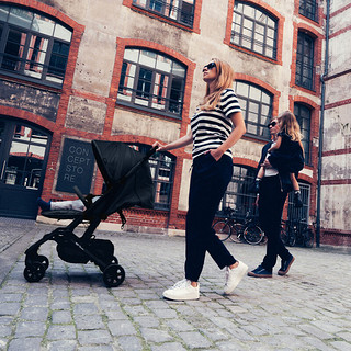 easywalker MINI buggy XS婴儿推车轻便高景观童车 婴儿车 宝宝可坐可躺四轮避震折叠推车可上飞机 黑色