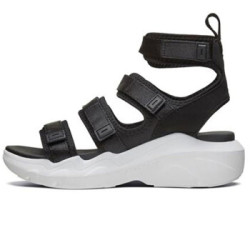 SKECHERS 斯凯奇 66666209/BKW 女士休闲凉鞋