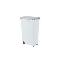 CHS 家庭分类垃圾桶 大厨余垃圾 方形带盖 按压式 厨房上海 干湿分离 米色小号 5L 垃圾桶（定制商品）
