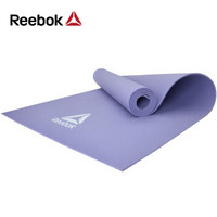 锐步（Reebok）瑜伽垫 赠绑带男女瑜伽室专业防滑健身垫环保PVC高弹抗撕裂柔软地垫 RAYG-11022PL 紫色-4mm