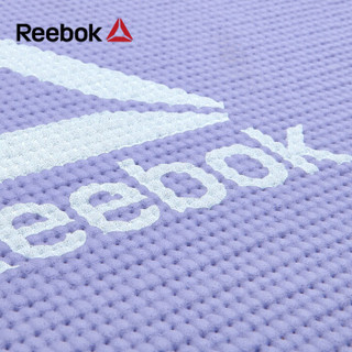 锐步（Reebok）瑜伽垫 赠绑带男女瑜伽室专业防滑健身垫环保PVC高弹抗撕裂柔软地垫 RAYG-11022PL 紫色-4mm