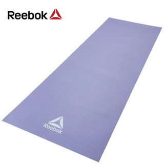 锐步（Reebok）瑜伽垫 赠绑带男女瑜伽室专业防滑健身垫环保PVC高弹抗撕裂柔软地垫 RAYG-11022PL 紫色-4mm