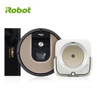 iRobot 扫地擦地机器人961+m6扫拖组合智能家用拖地机器人吸尘器(礼盒装)