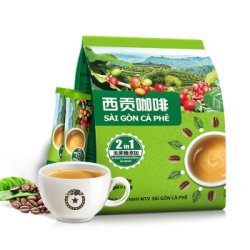 西贡咖啡 越南二合一无蔗糖速溶咖啡粉 360g(12g*30条)