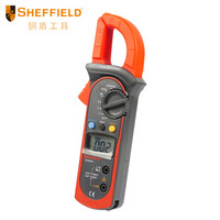 钢盾 SHEFFIELD S034004 数字钳式万用表 高精度数字电流表钳型钳交直流全自动电工专用