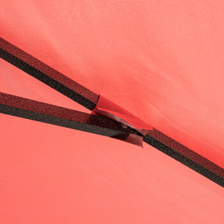HANASS 户外防晒遮阳伞 广告伞 沙滩庭院太阳伞 地摊直杆庭院大型遮阳伞 红色
