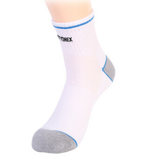 尤尼克斯Yonex羽毛球袜 专业运动袜男士低筒透气吸汗145010BCR蓝 25-28cm