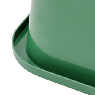 兰诗（LAUTEE）LJT2217 新款分类摇盖垃圾桶  物业商用垃圾桶 40L绿色-厨余垃圾