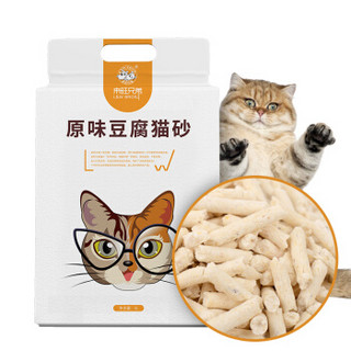 来旺兄弟豆腐猫砂除臭套装除味易结团无尘豆腐砂猫砂盆猫咪用品|原味豆腐猫砂6L+绿茶味猫砂除臭粉200g