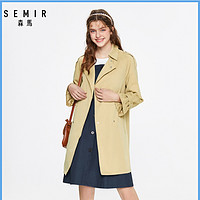 Semir 森马 13-019100273 女士中长款风衣