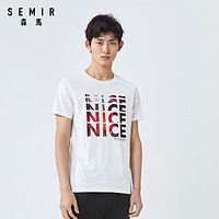 Semir 森马 19-039001252 男士印花短袖T恤