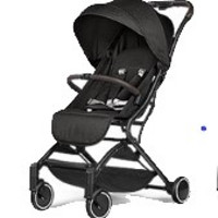 B-BEKO英国婴儿推车可坐可躺轻便折叠伞车可上飞机0-3岁高景观婴儿车宝宝推车避震 炫酷黑(三代升级款)