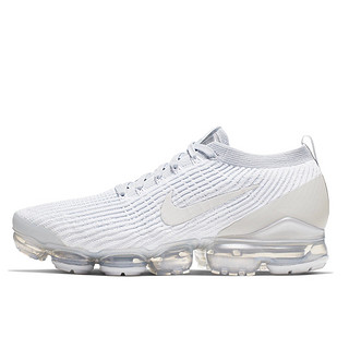 NIKE 耐克 AIR VAPORMAX FLYKNIT 3 男士休闲运动鞋 AJ6900 白色/白金色/金属银 40.5