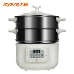 九阳（Joyoung）电蒸锅13L大容量电 煮锅 家用自主调节食品级不锈钢电火锅R100-C10