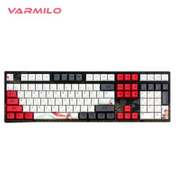 Varmilo 阿米洛 VD108 花旦樱桃红轴蓝牙机械键盘
