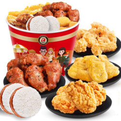 大江全家桶炸鸡套餐2kg桶